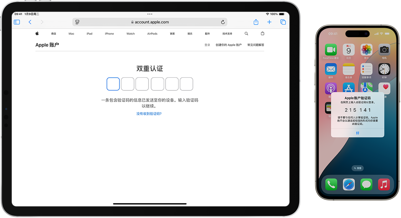 Apple 账户的双重认证