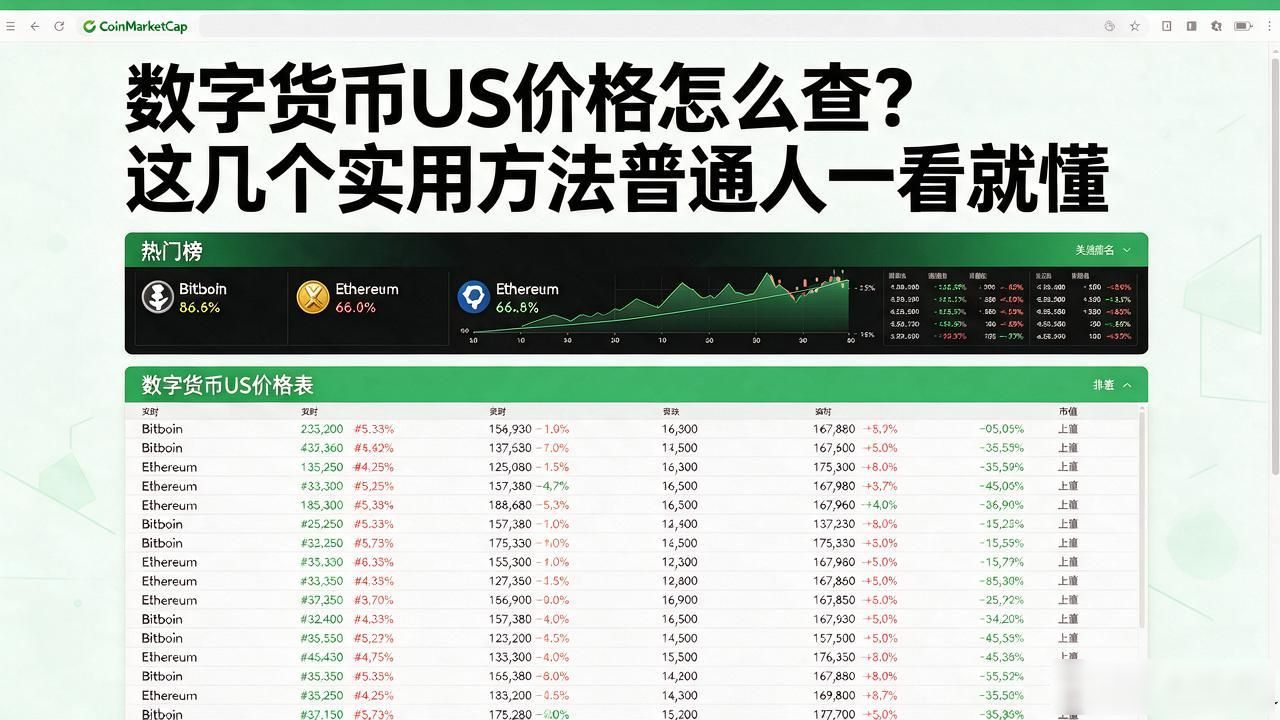 数字货币us价格查询_主流数字货币计价单位查看技巧_USDT实时价格查询方法