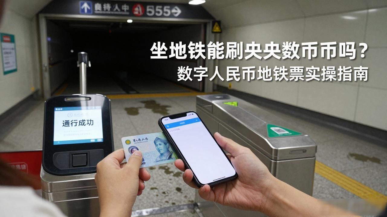 央行数字货币地铁票_数字人民币地铁票_数字人民币交通卡体验