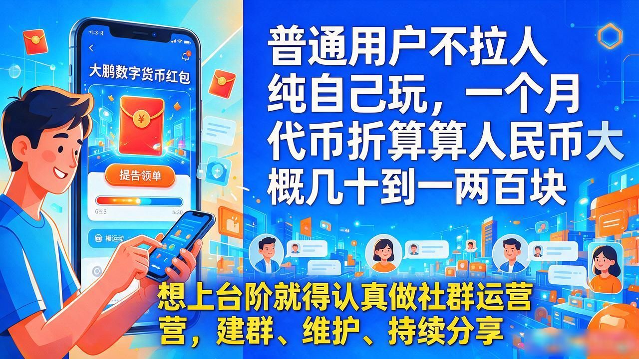 大鹏数字货币红包_大鹏数字货币红包_红包裂变币锁仓