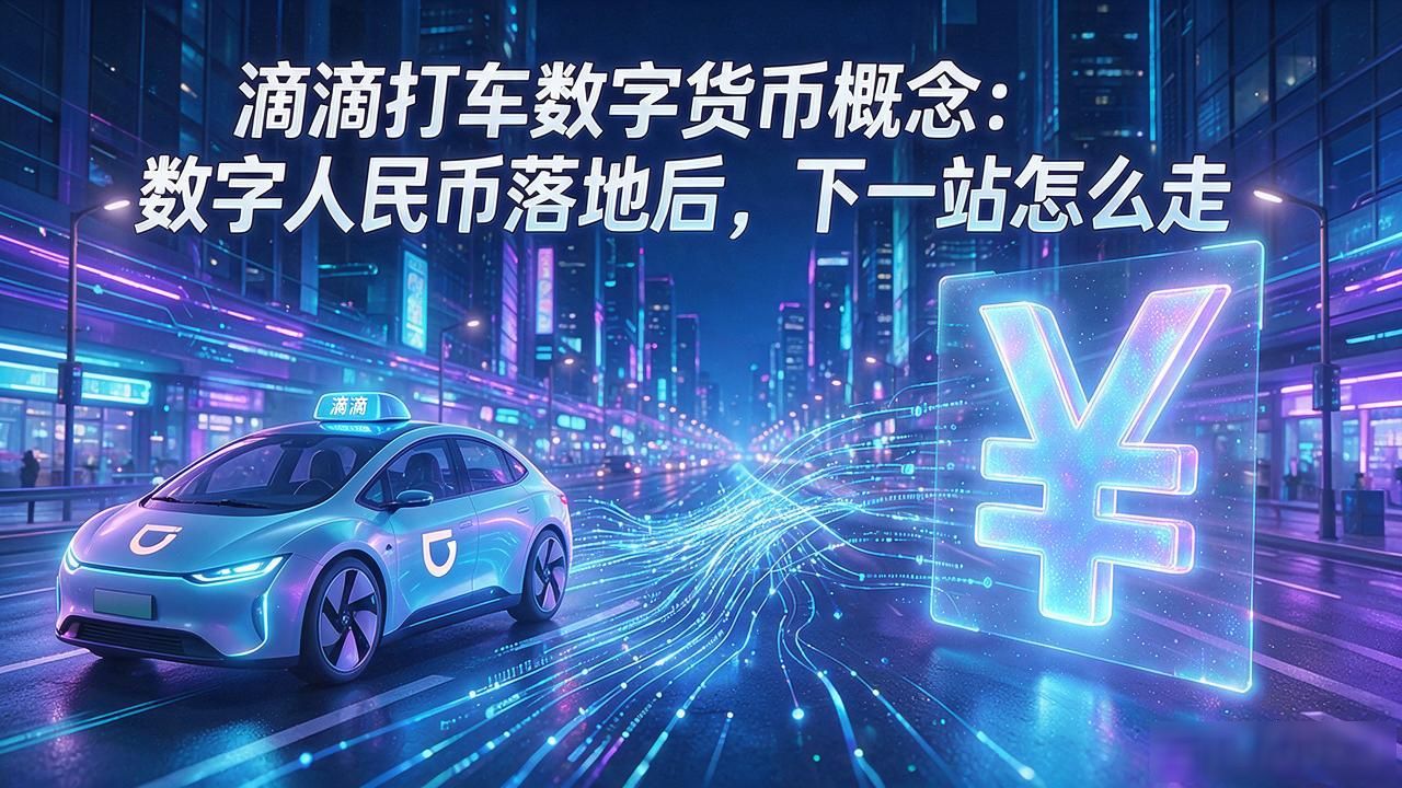 滴滴打车数字人民币支付_滴滴打车数字货币概念_数字人民币出行场景应用
