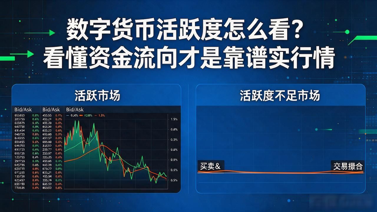 数字货币活跃度与价格涨跌关系_数字货币活跃度_数字货币资金流向判断行情方法
