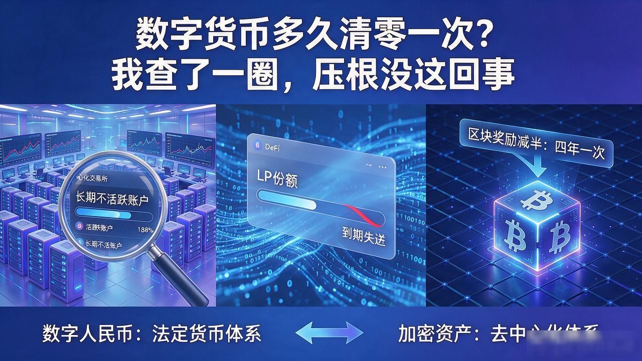 数字货币会定期清零吗_数字货币多久清零一次_主流加密货币资产清零误解