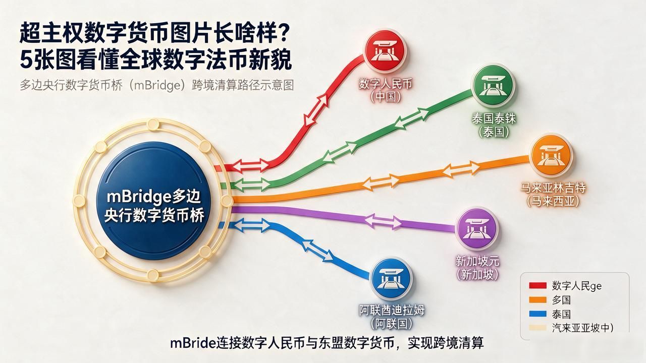 超主权数字货币图片_跨境支付多边央行数字货币桥示意图_超主权数字货币拓扑图