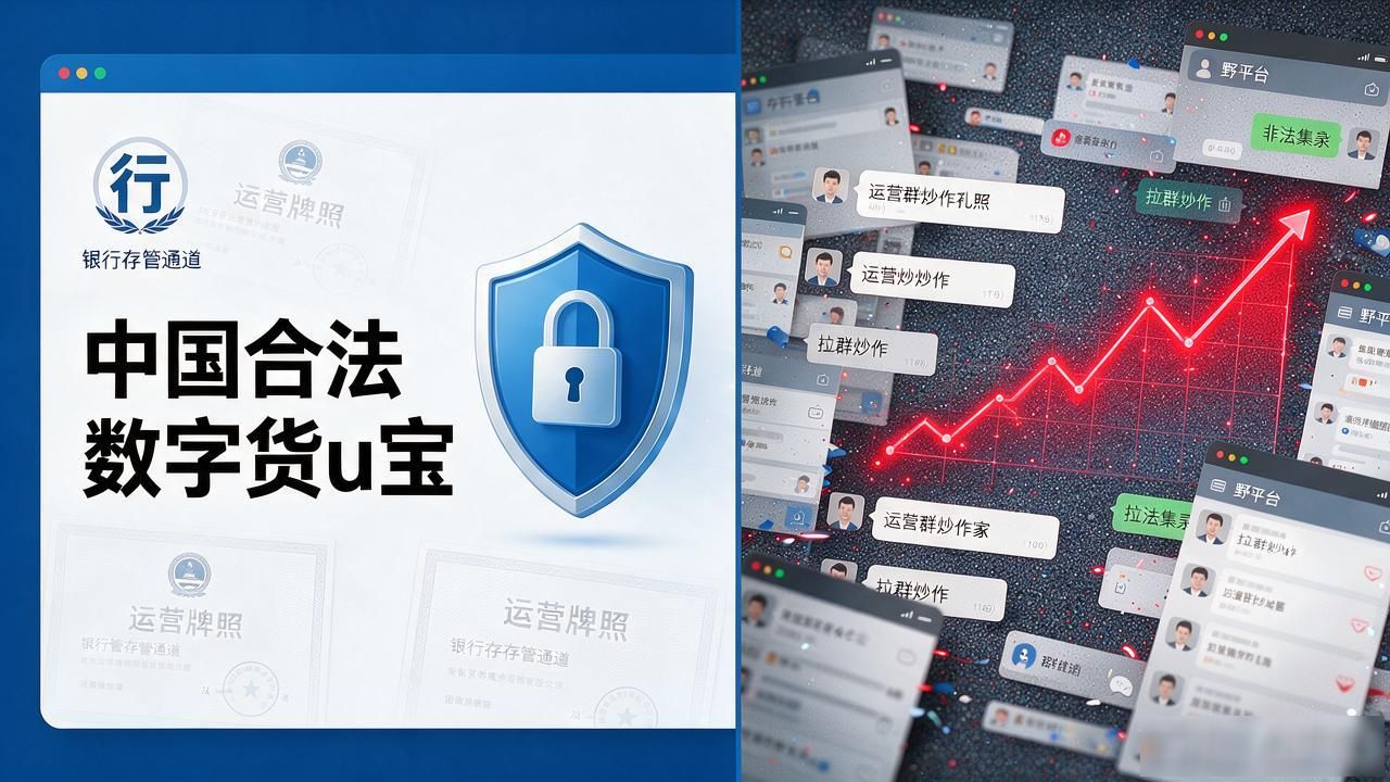 中国合法数字货币u宝_合规数字货币工薪族理财_u宝如何使用