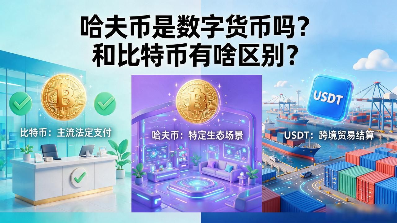 哈夫币是数字货币吗_哈夫币是数字货币吗_哈夫币与比特币区别